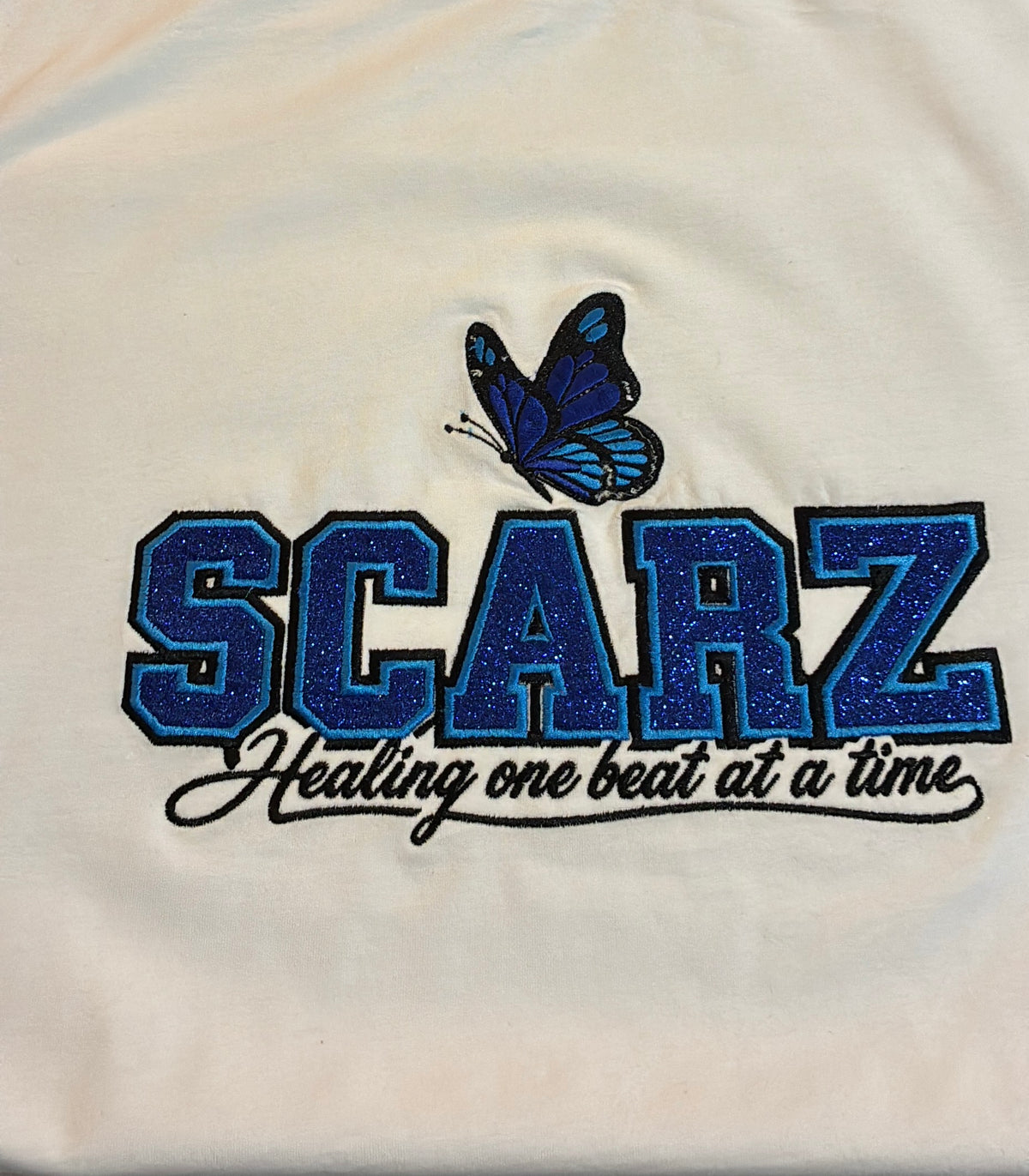 Embroidered w/ Applique Scarz Design